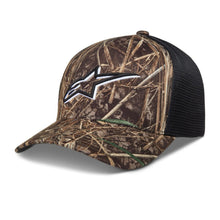 Load image into Gallery viewer, Alpinestars Thicket Realtree One Size Trucker Hat Cap - Camo / Black