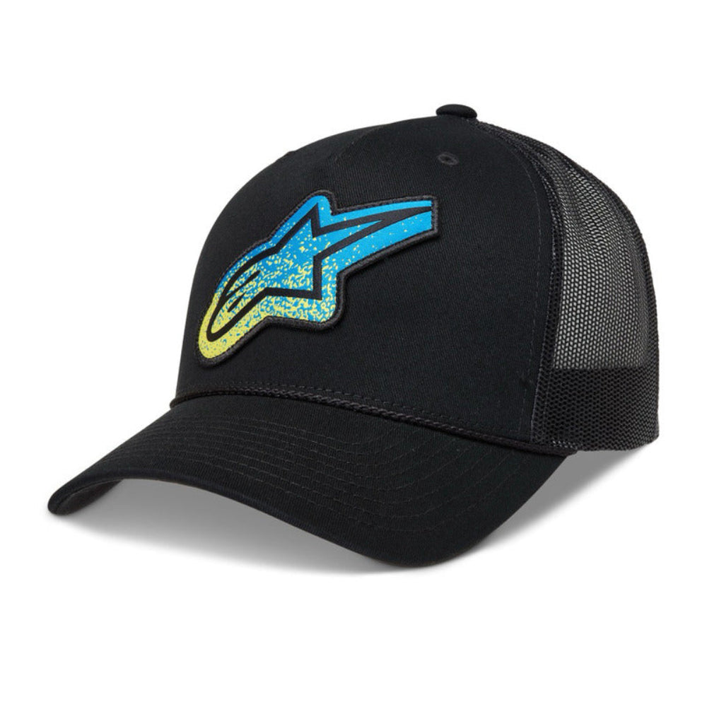 Alpinestars Meteorite One Size Trucker Hat Cap - Black / Black