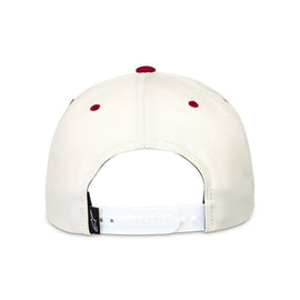 Alpinestars Stadium One Size Snapback Hat Cap - Off White / Red