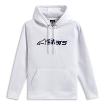 Load image into Gallery viewer, Alpinestars Blaze Hoodie V3 - White/Navy - View 1 | Everest Motorcycles
