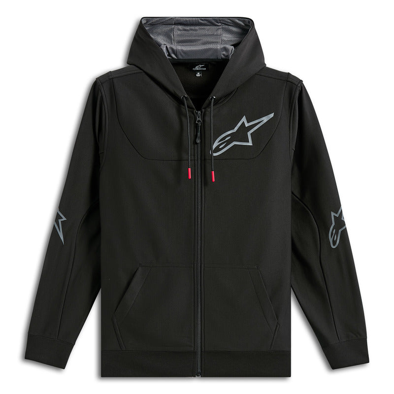 Alpinestars Sessions Hoodie V3 - Black/Grey - MotoHeaven