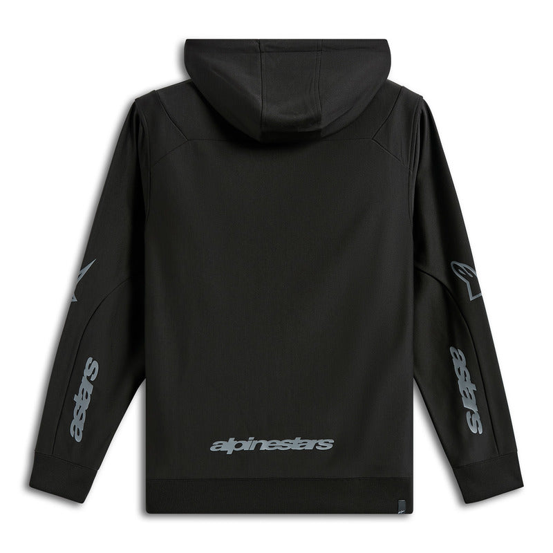 Alpinestars Sessions Hoodie V3 - Black/Grey - MotoHeaven