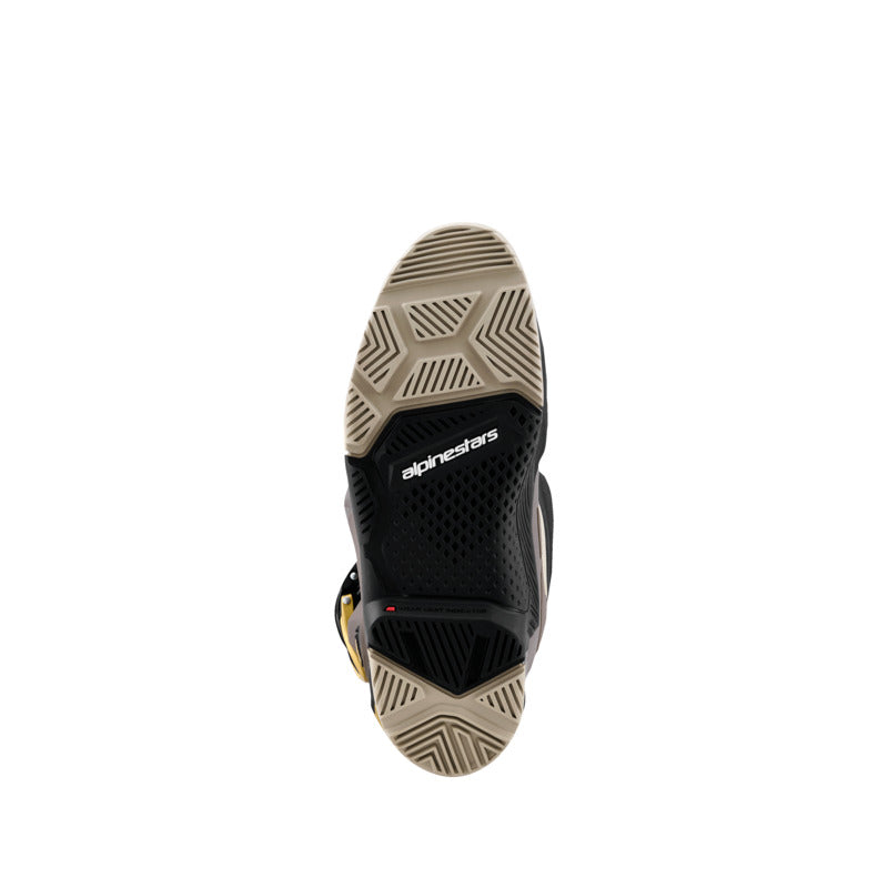 Alpinestars Tech 7 (MY26) Drystar Enduro Boots - Black/Dark-Gray/Gold - View 6 | Everest Motorcycles