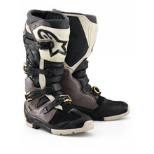 Load image into Gallery viewer, Alpinestars Tech 7 (MY26) Drystar Enduro Boots - Black/Dark-Gray/Gold - View 1 | Everest Motorcycles