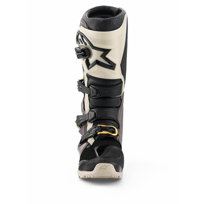 Alpinestars Tech 7 (MY26) Drystar Enduro Boots - Black/Dark-Gray/Gold - View 2 | Everest Motorcycles