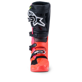 Alpinestars Tech 7 (MY25) Boots - Black/Fluro-Red/Fluro-Pink - View 2 | Everest Motorcycles