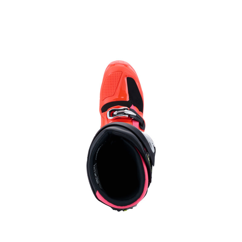 Alpinestars Tech 7 (MY25) Boots - Black/Fluro-Red/Fluro-Pink - View 6 | Everest Motorcycles