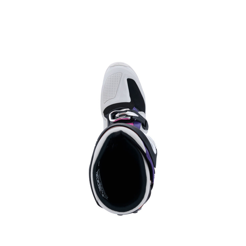Alpinestars Tech 7 (MY25) Boots - Black Light-Gray Fluro-Orange Magenta - View 6 | Everest Motorcycles