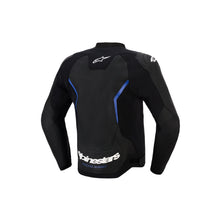 Load image into Gallery viewer, Alpinestars GP Force V2 Airflow Leather Jacket - Black / Metallic Blue