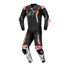 Load image into Gallery viewer, Alpinestars GP Tech V5 One-Piece Leather Suit - Black / White / Red Fluro