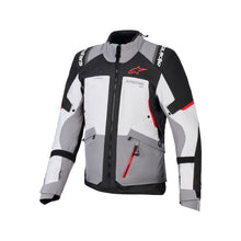 Load image into Gallery viewer, Alpinestars Andes V4 Drystar Motorcycle Jacket - Dark Gray/Ice Gray/Black/Bright Red - View 1 | Everest Motorcycles
