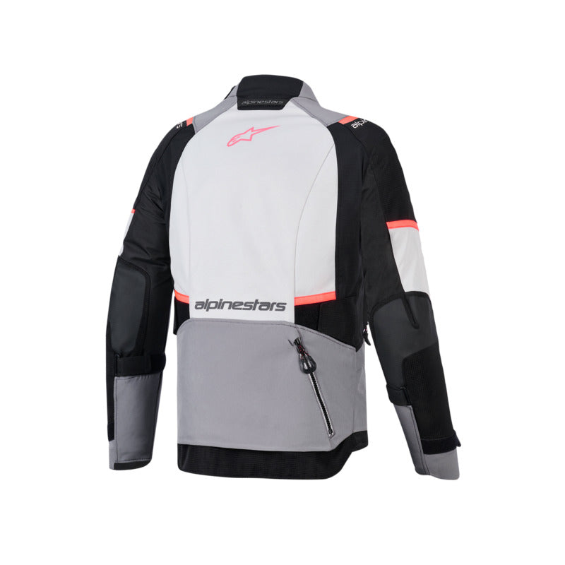 Alpinestars Andes V4 Drystar Women's Jacket - Dark Grey/Ice Grey/Black/Coral Fluro - View 2 | Everest Motorcycles