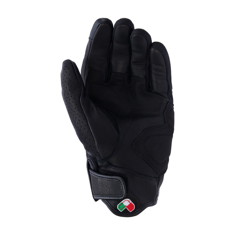 Alpinestars Mustang V3 Leather Gloves - Black/Black