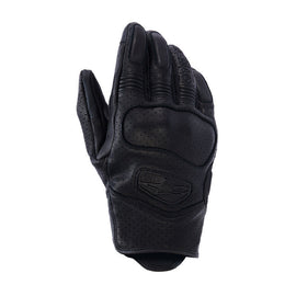 Alpinestars Mustang V3 Leather Gloves - Black/Black