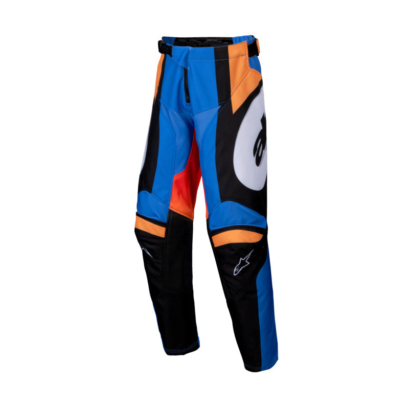 Alpinestars 2025 Youth Racer Melt Pants - Orange/Blue