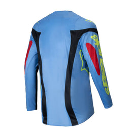 Alpinestars 2025 Racer Ocuri Jersey - Light Blue/Yellow/Red Berry/Black