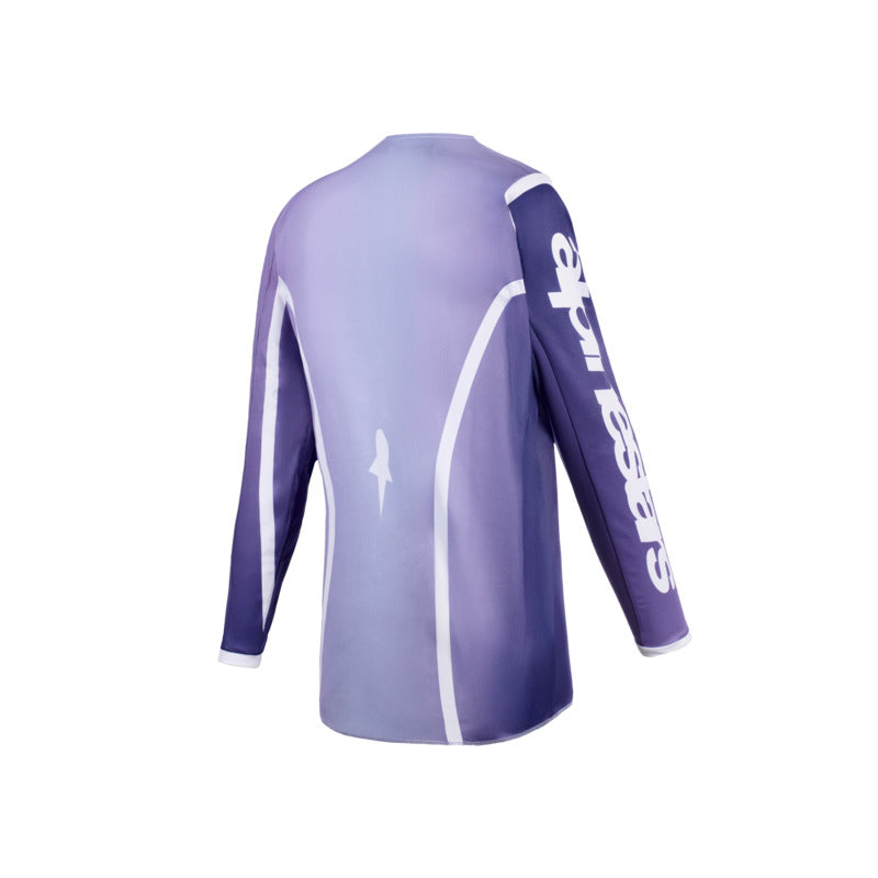 Alpinestars 2026 Womens Fluid Apex Jersey - Violet White - View 2 | Everest Motorcycles