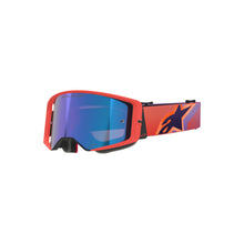 Load image into Gallery viewer, Alpinestars MX26 Supertech Vision Corp Goggle – Hot Coral Purple Mirror Blue Lens