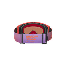 Load image into Gallery viewer, Alpinestars MX26 Supertech Vision Corp Goggle – Hot Coral Purple Mirror Blue Lens