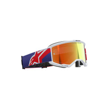 Load image into Gallery viewer, Alpinestars MX26 Vision 5 Corp Goggle – Red Purple Mirror Red Lens