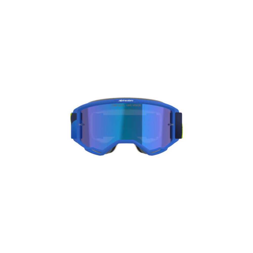 Alpinestars MX26 Vision 5 Corp Goggle – Blue Yellow Fluro Mirror Blue Lens