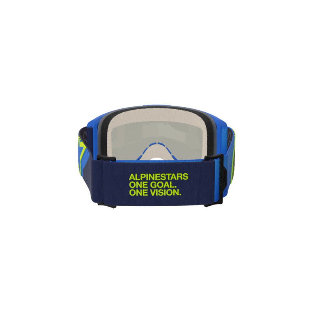 Alpinestars MX26 Vision 5 Corp Goggle – Blue Yellow Fluro Mirror Blue Lens