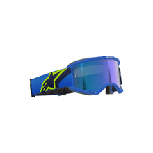 Load image into Gallery viewer, Alpinestars MX26 Vision 5 Corp Goggle – Blue Yellow Fluro Mirror Blue Lens