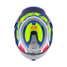 Load image into Gallery viewer, Alpinestars S-R7 Lumen ECE06/DOT Full Face Helmet - Silver/Black/Pink Fluro/Yellow Gloss