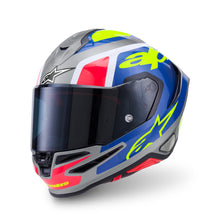 Load image into Gallery viewer, Alpinestars S-R7 Lumen ECE06/DOT Full Face Helmet - Silver/Black/Pink Fluro/Yellow Gloss