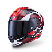 Load image into Gallery viewer, Alpinestars S-R7 Kinetis ECE06/DOT Full Face Helmet - Black/White/Red Gloss