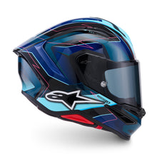 Load image into Gallery viewer, Alpinestars S-R7 Kinetis ECE06/DOT Full Face Helmet - Black/Blue Fluro/Pink/White Gloss