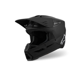 Alpinestars SM3 Solid ECE06 Helmet 2026 - Matt Black - View 1 | Everest Motorcycles