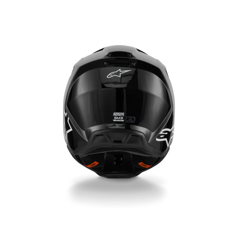 Alpinestars SM3 Solid ECE06 Helmet 2026 - Black - View 2 | Everest Motorcycles