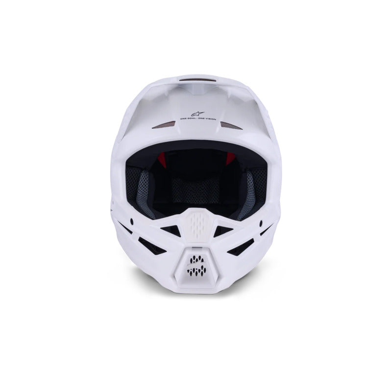 Alpinestars SM3 Solid ECE06 Helmet 2026 - White - View 3 | Everest Motorcycles