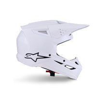 Load image into Gallery viewer, Alpinestars SM3 Solid ECE06 Helmet 2026 - White - View 4 | Everest Motorcycles