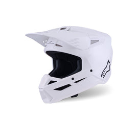 Alpinestars SM3 Solid ECE06 Helmet 2026 - White - View 1 | Everest Motorcycles
