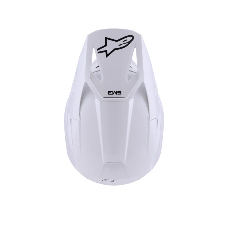 Alpinestars SM3 Solid ECE06 Helmet 2026 - White - View 5 | Everest Motorcycles