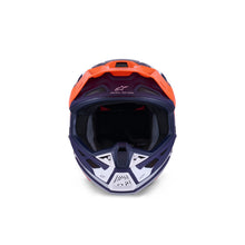 Load image into Gallery viewer, Alpinestars SM7 Core ECE06 Helmet - Orange/Blue Matt - View 3 | Everest Motorcycles