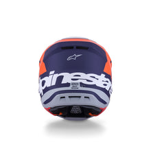 Load image into Gallery viewer, Alpinestars SM7 Core ECE06 Helmet - Orange/Blue Matt - View 6 | Everest Motorcycles