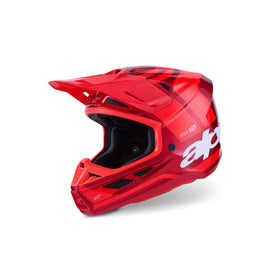 Alpinestars SM7 Core ECE06 Helmet - Red/Glossy | Everest Motorcycles