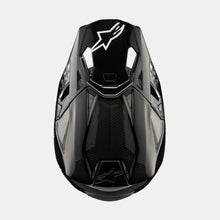 Load image into Gallery viewer, Alpinestars SM10 ECE 22.06 One Size Helmet Solid Visor – Black Gloss Carbon