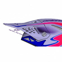 Load image into Gallery viewer, Alpinestars SM10 JL ECE 22.06 One Size Helmet Visor – Purple Fluro Pink Fluro Yellow Glossy