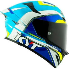 Load image into Gallery viewer, KYT TT Revo E06 Grand Prix Helmet - White/Blue