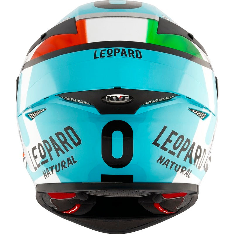 KYT TT Revo E06 Tricolor Leopard Replica Helmet