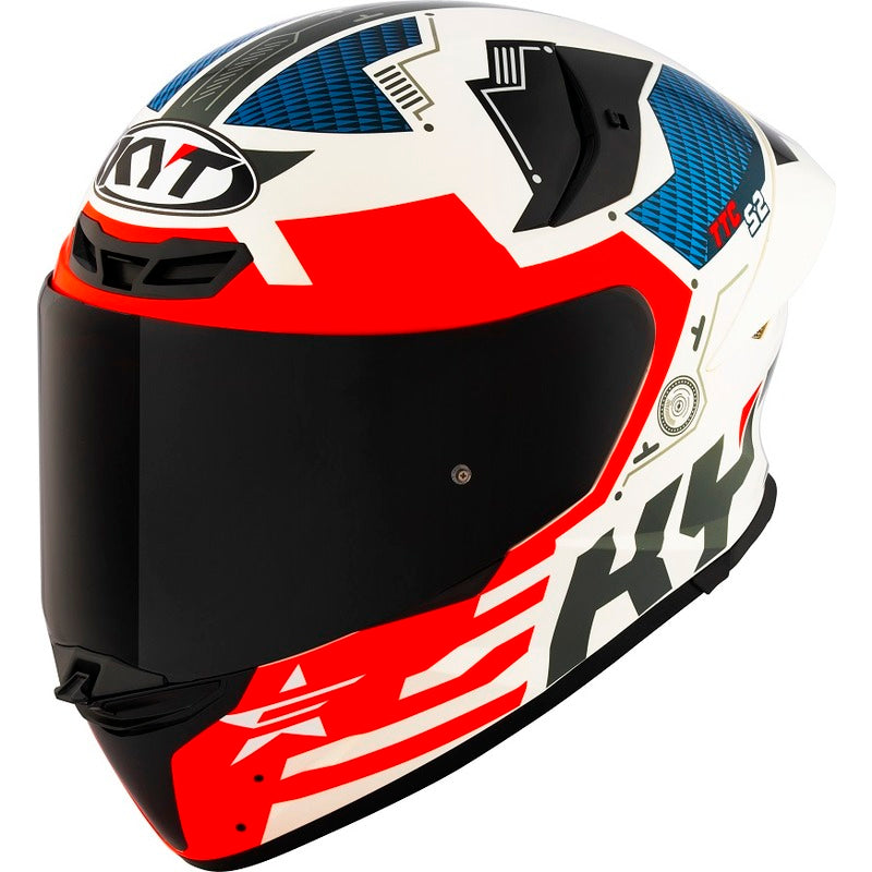 KYT TT Revo E06 Fuselage Red Helmet - Red