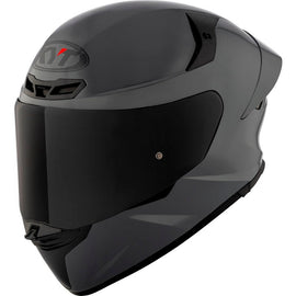 KYT TT Revo E06 Plain Helmet - Gorilla Grey