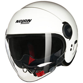 Nolan N21 Visor Open Face Classico Helmet - White - MotoHeaven