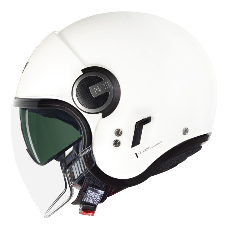 Nolan N21 Visor Open Face Classico Helmet - White - MotoHeaven
