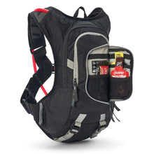 Load image into Gallery viewer, USWE 22 Raw 8 Backpack With 3.0L Hydration Bladder - Carbon Black