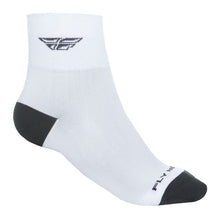 Load image into Gallery viewer, Fly Racing Shorty Motorcycle Socks -White/Black